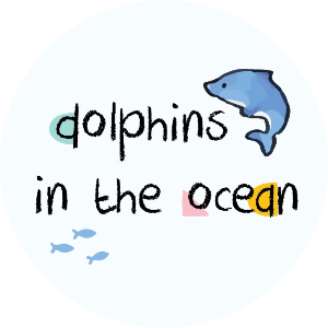 Dolphins.intheocean .